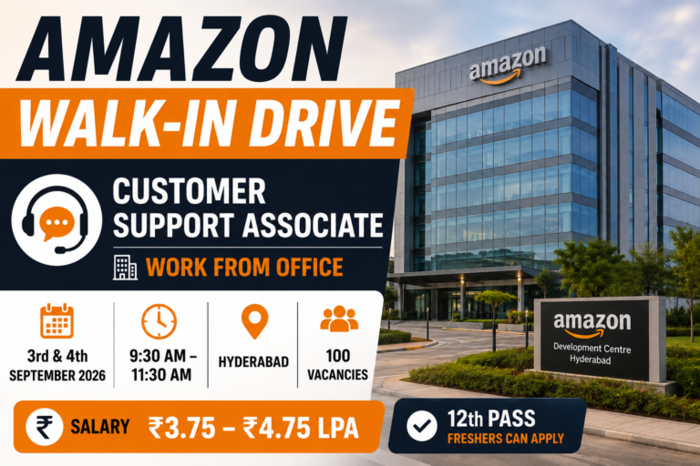 Hyderabad amazon hiring image