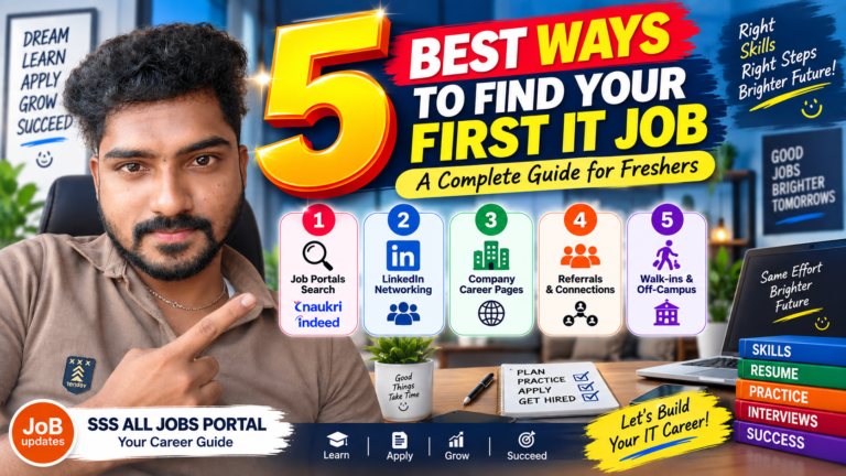 5 ways to find the jobs